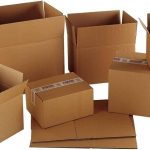 cardboard boxes